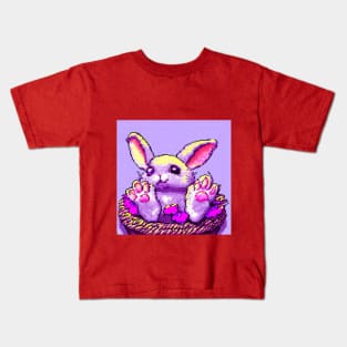 Pixel Gremlin Bunny Kids T-Shirt